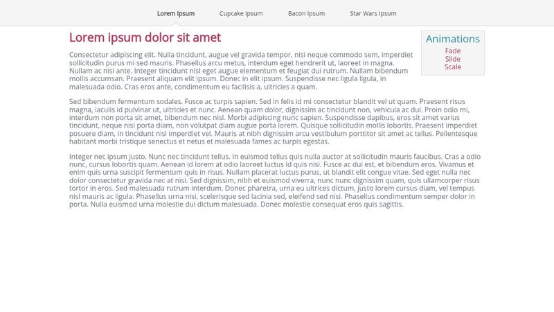 jQuery, CSS panels/slider