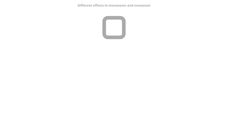 Mouseover mouseout in CSS