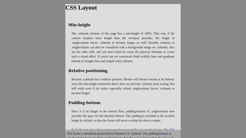 Basic HTML Layout (No CSS)