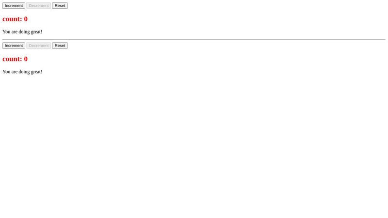 Simple Counter with Angular 1 Component