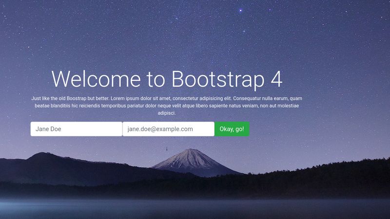 Bootstrap 4 Project