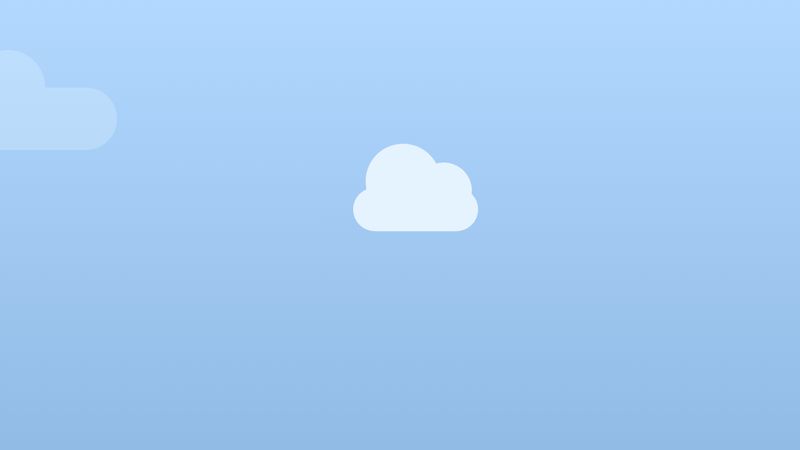 Basic   Pure Css Cloud Animation