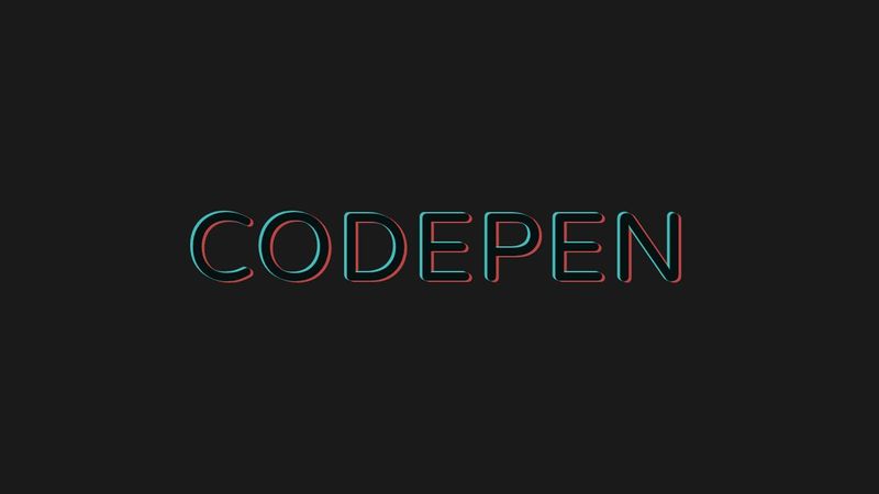 CodePen Text Effect