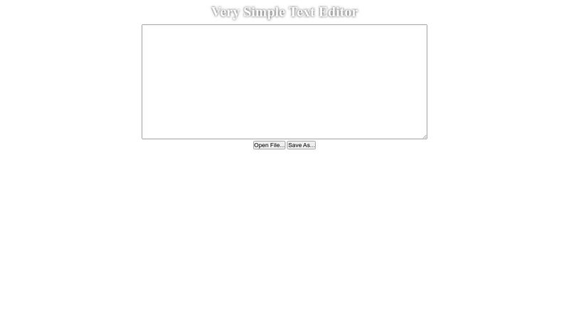 simple-text-editor