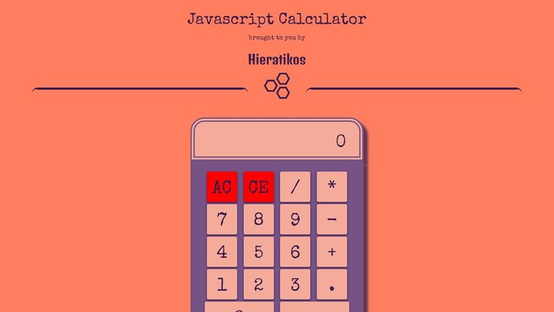 Javascript Calculator