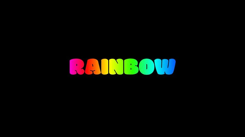 CSS Rainbow Clip Text