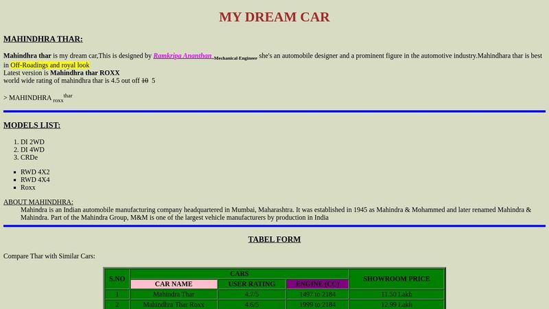 Assignment .HTML