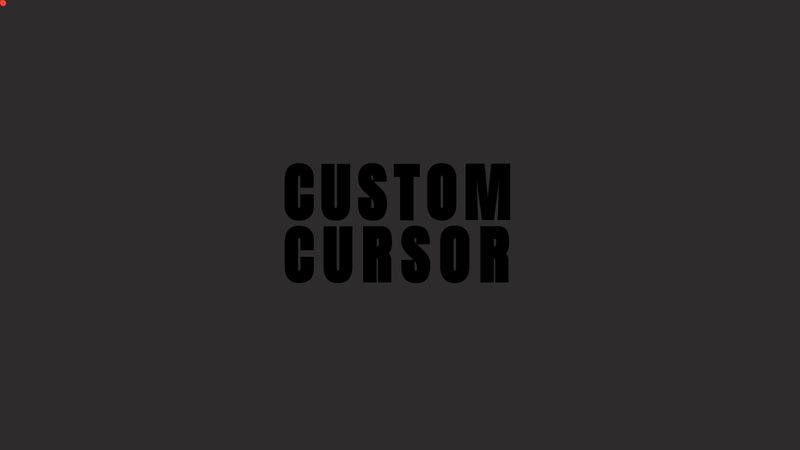 Custom cursor component - Codesandbox