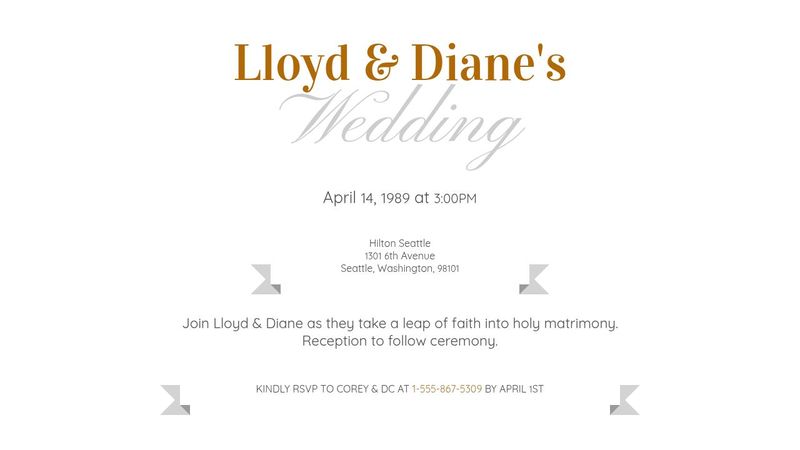 css wedding invitation