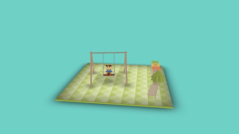 3D Swing (HTML/CSS) Animated