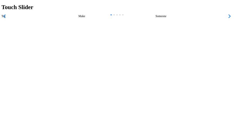 Mobile Touch Slider (Swiper)