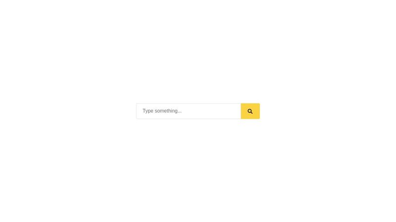 Glowing search bar