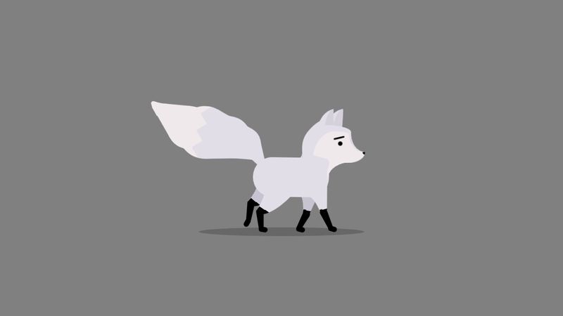 CSS Snow Fox