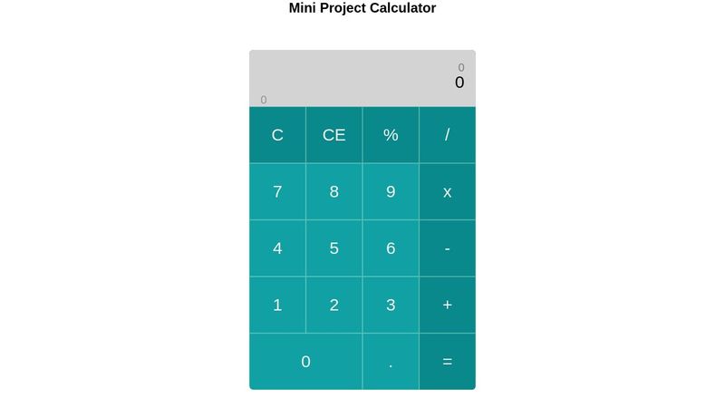 Javascript-Calculator