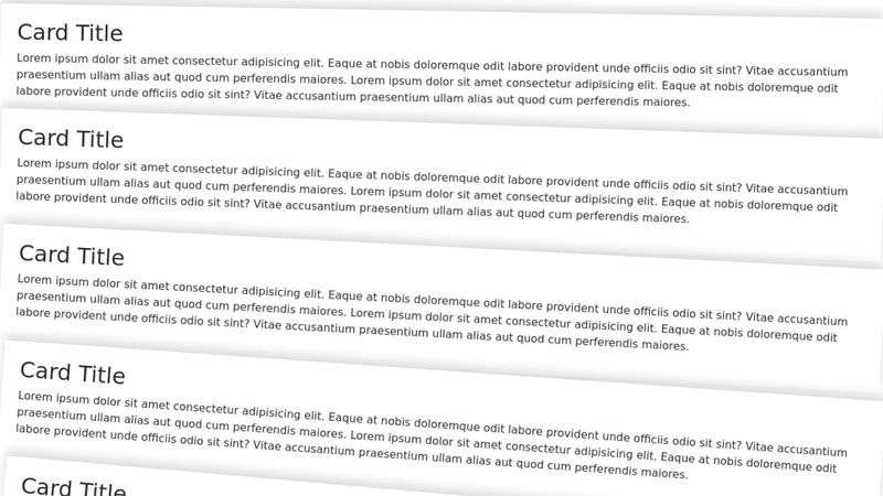 Responsive Bootstrap Cards Layout