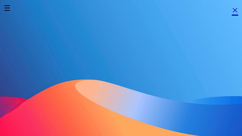 Curtain Menu HTML-CSS