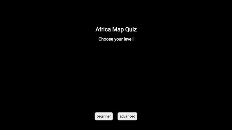 Africa Map Quiz Test Yourself