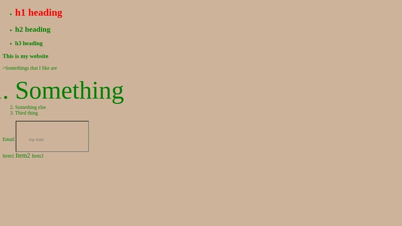 html/css practice