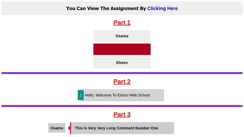 CSS Assignment 34 ~ 37