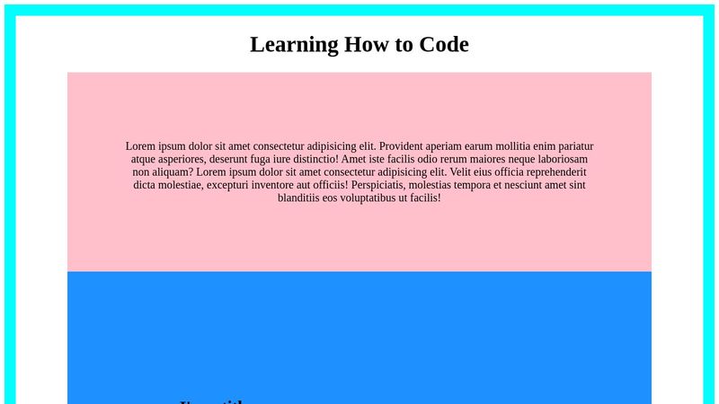 CSS + HTML Practice