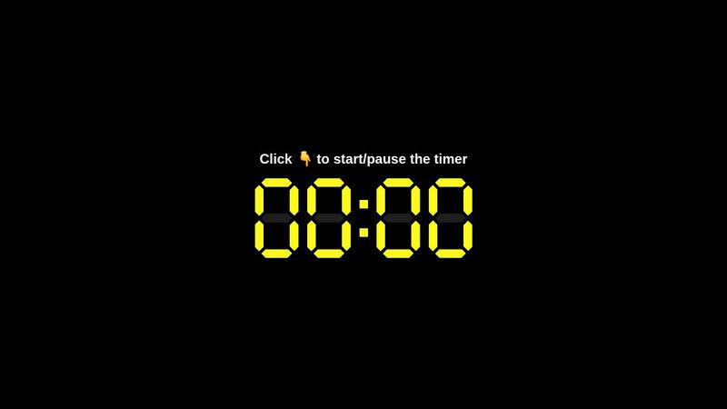 CSS only Timer