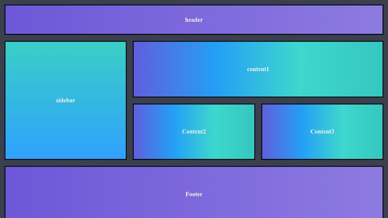 MAQUETA CON GRID CSS 24