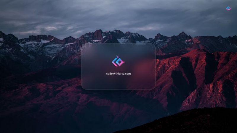 Glass Effect in CSS