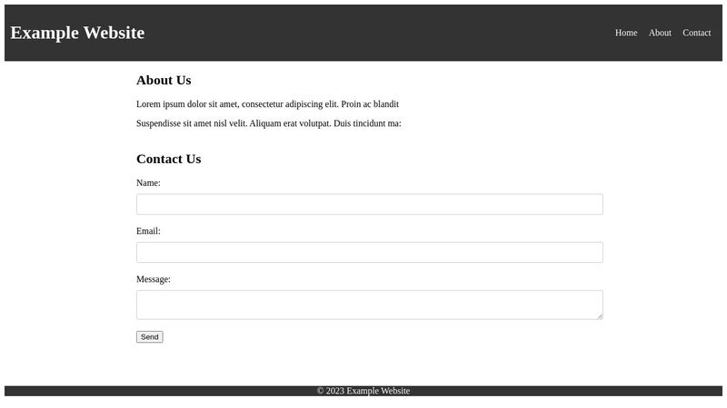 External CSS