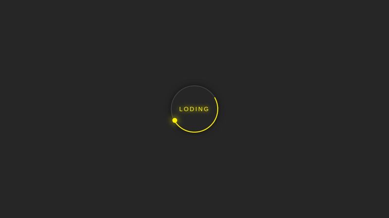 Glowing Loader Ring Animation - Pure CSS Animation Effects - How To ...