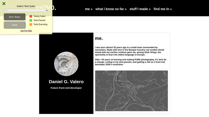 Personal portfolio [FreeCodeCamp]