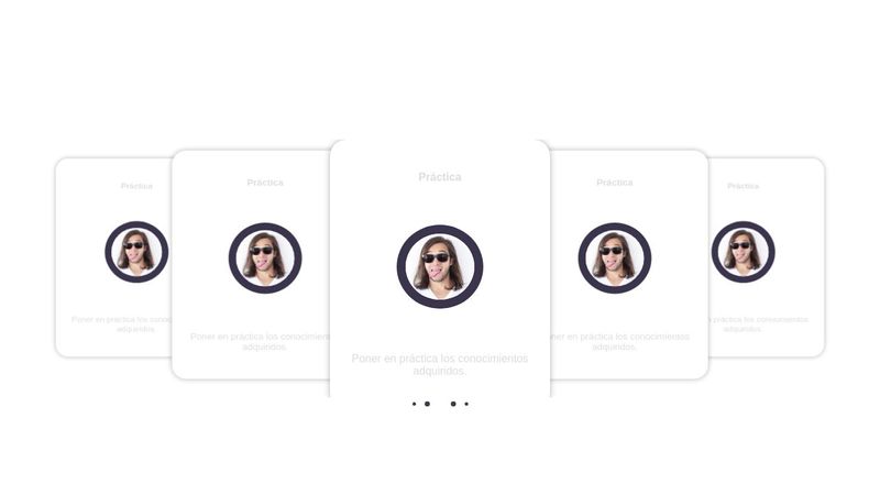 Pure CSS Carrousel Cards with image