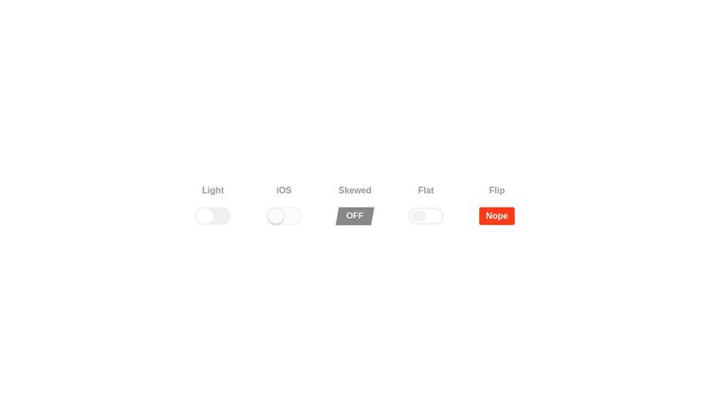 Pure CSS toggle buttons