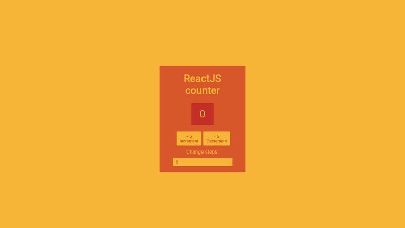 React.js counter