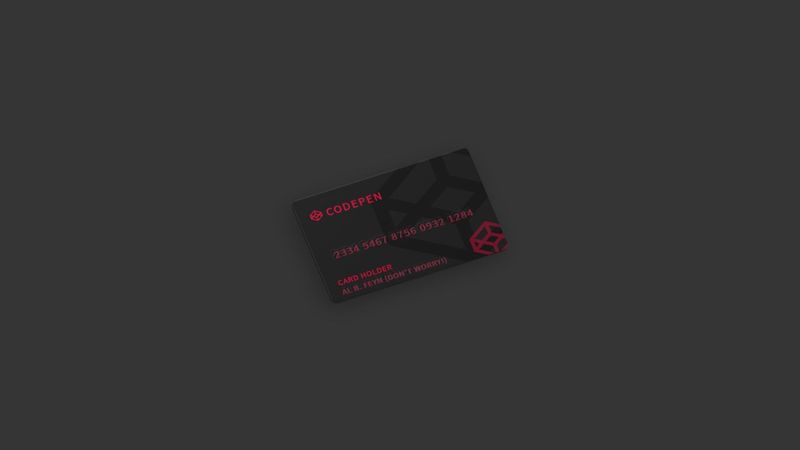 CSS Card #1 - Codepen Card Tweaks