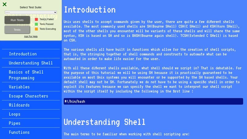 BASH Shell Scripting Handbook
