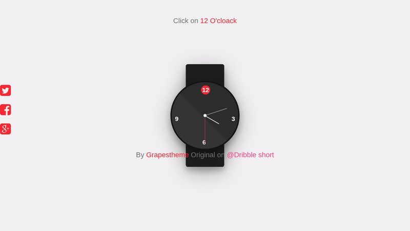Smart Watch In CSS