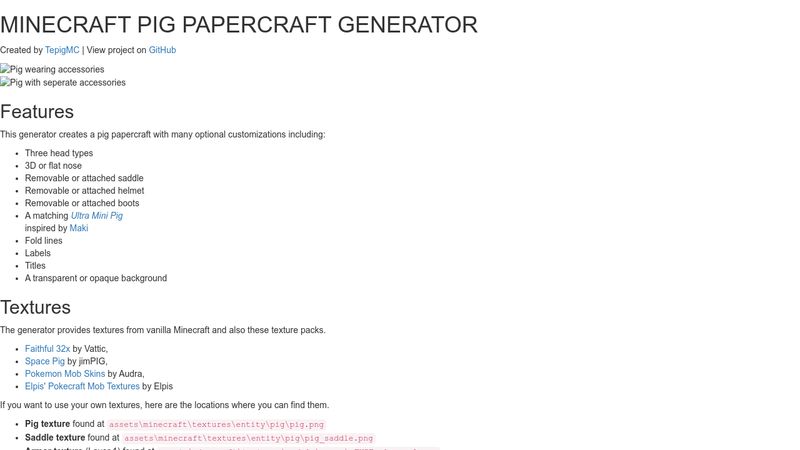 Generators - Pixel Papercraft