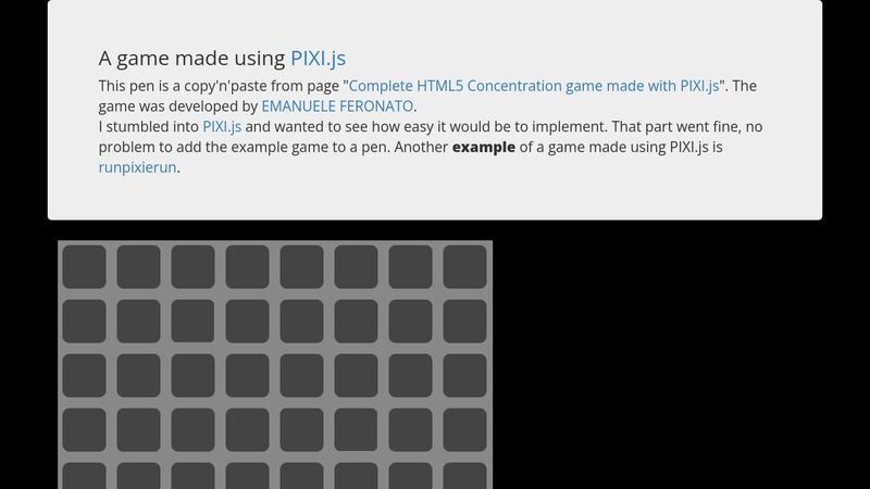 Top Card Game games made with PixiJS 