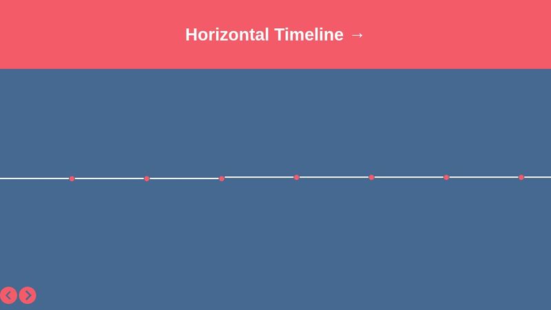 Building a Horizontal Timeline With CSS and JavaScript: 2
