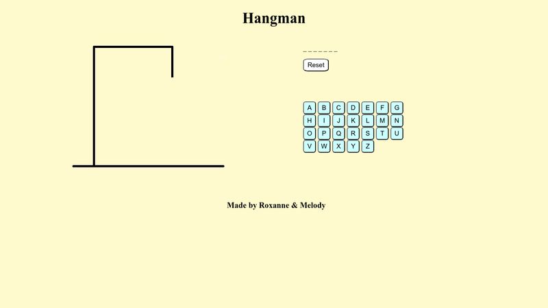 Make your own Hangman