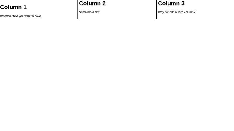 CSS Multiple Columns
