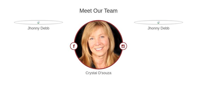 Fully Responsive Pure Css Team showcase with animation