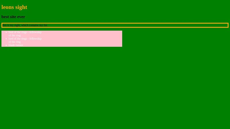 HTML CSS Demo