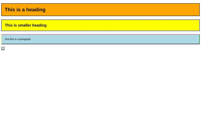 Add borders with CSS
