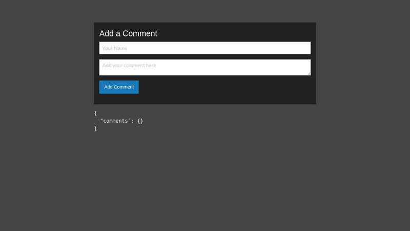 React Tutorial - Comment Form + edit & delete