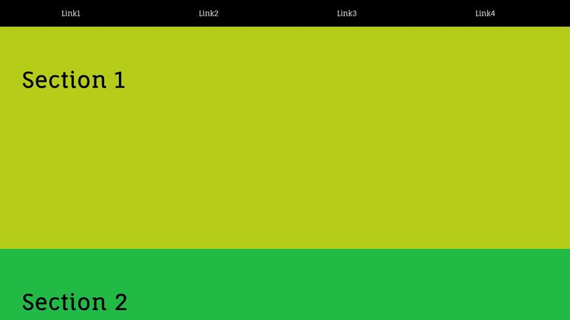 ScrollMagic & GSAP: pin sticky nav to a section (end of section #2!)