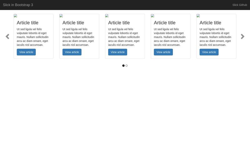 Bootstrap 3 multi column carousel example