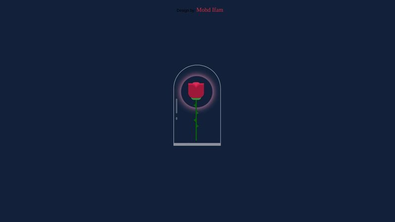 Rose Using HTML & CSS