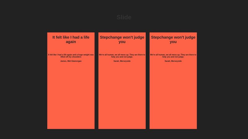 Js draggable slider (simple)