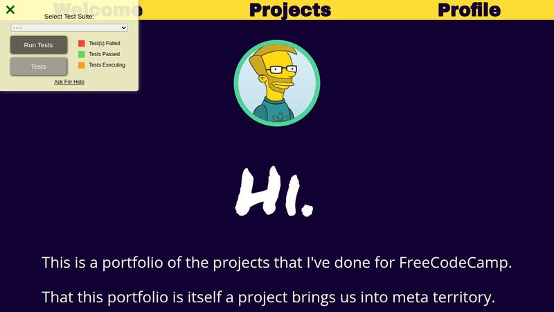 FreeCodeCamp Project 5 Build a Personal Portfolio